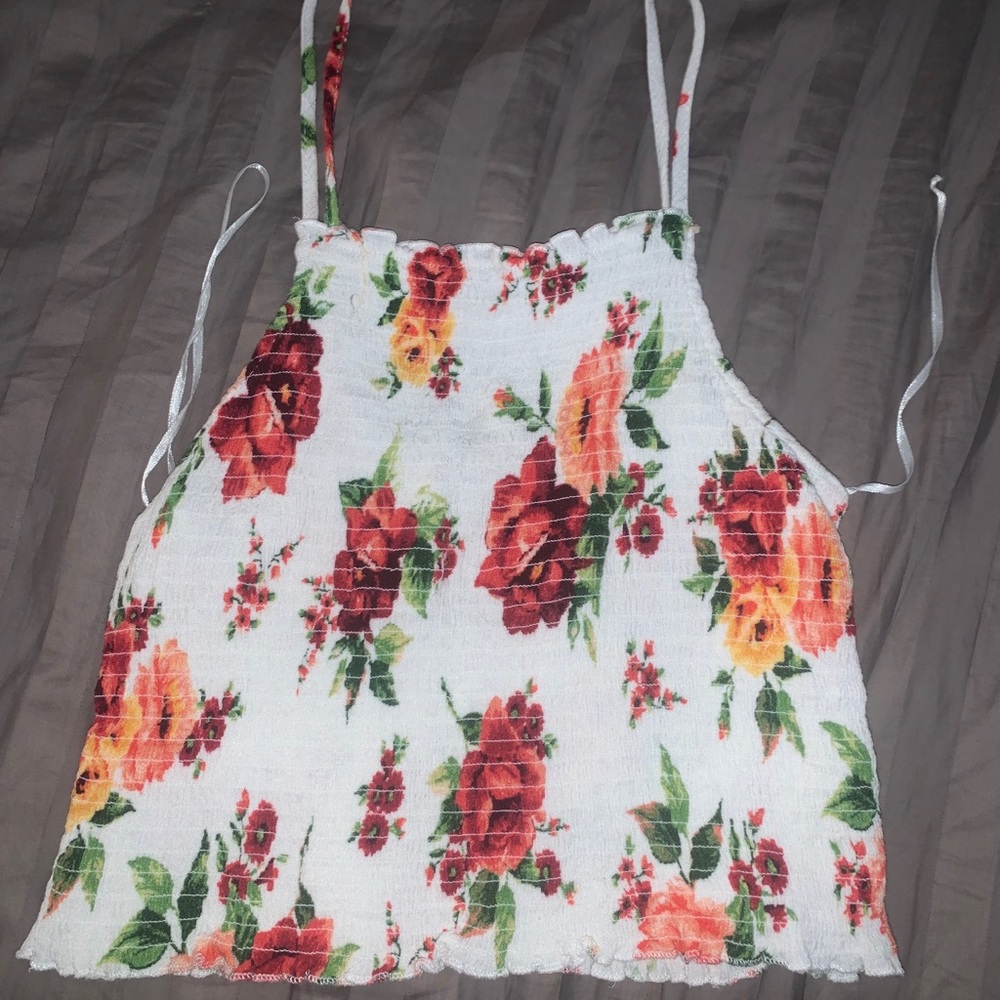 Floral cropped tank from FOREVER21